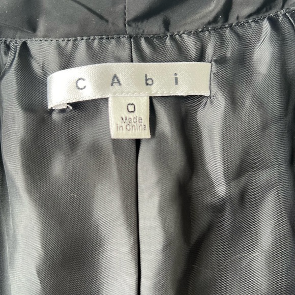 CAbi Black Lined Sleeveless Blazer Vest Sz S - Picture 12 of 14